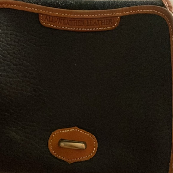 Dooney & Bourke navy and brown leather purse - Picture 5 of 8